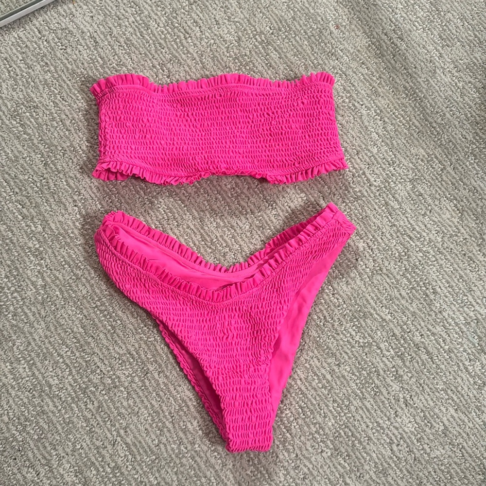 Lovers and Friends strapless bikini